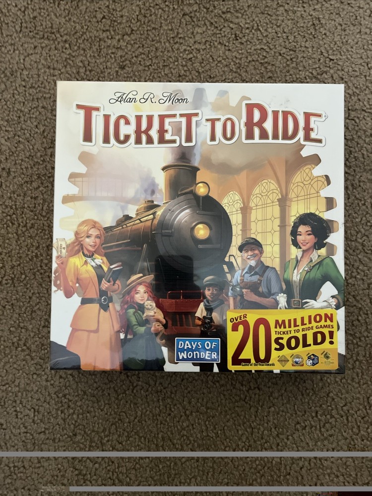Ticket To Ride Board Game NEW Days Of Wonder SEALED