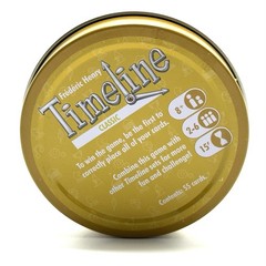 2010 Orginal TIMELINE Card Game INVENTIONS + CLASSIC Zygomatic Asmodee ROUND TIN