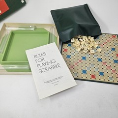 Vintage Travel Scrabble Board Game by Spear’s Games – Complete w/ Tiles & Rules