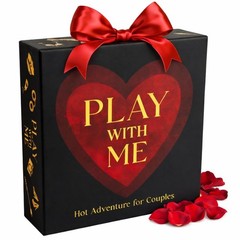 Spicy Date Night Couples Game – 300 Fun Dares & Conversation Cards for 2 Players