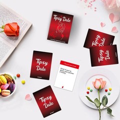 Tipsy Date Couples Games for Adults,Drinking Game for Couples,Drinking Card Game