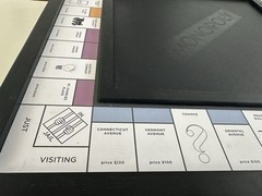 Monopoly | Pottery Barn Luxury Edition | Low-Profile Wooden Black Version