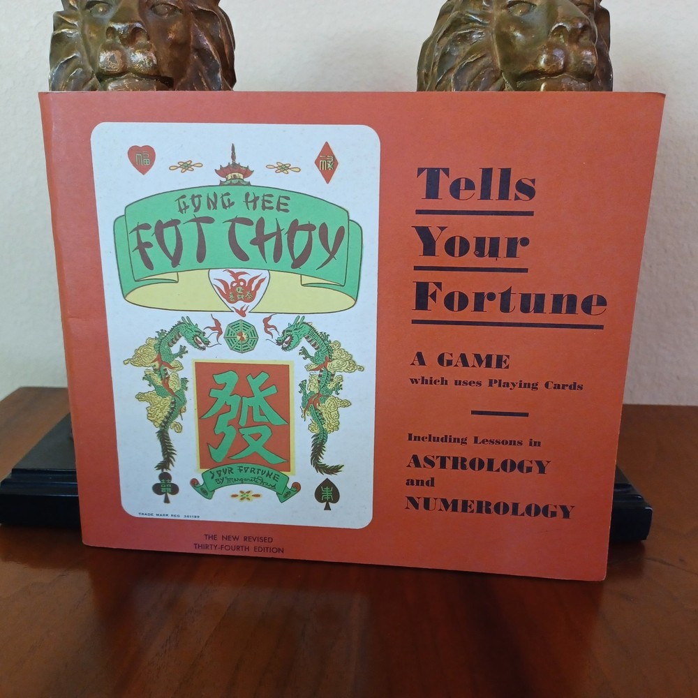 1948 Gong Hee Fot Choy Tells Your Fortune Margarete Ward Astrology Game Book