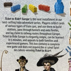 Ticket to Ride Europe Board Game | Alan R. Moon Days of Wonder | NEW Open Box