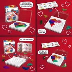 IQ Love Travel Puzzle Game with 120 Challenges for Ages 7 – Adult