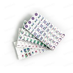 NEW! Vibrant Layered Mahjong Tiles – American Set 160 Tiles – Navy Blue