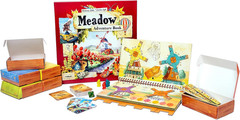 Meadow Adventure Book – Innovative Board Game Expansion with Watercolor Illustra