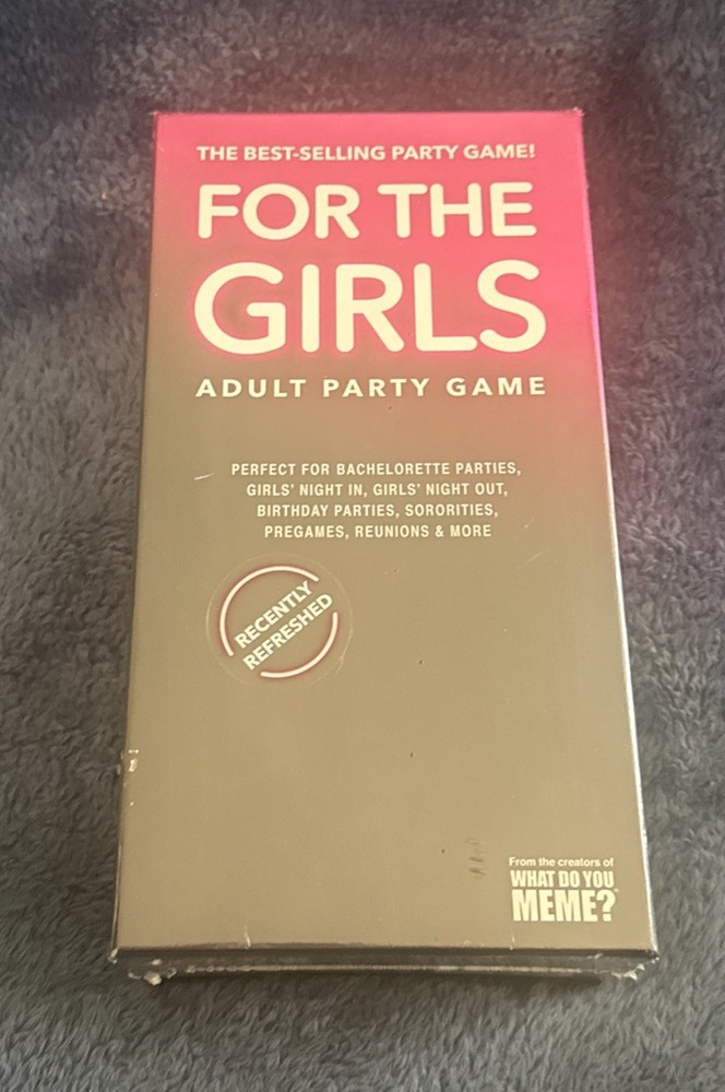 For The Girls – Adult Party Game (From What Do You Meme?) ~New Sealed