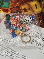 Trivial Pursuit Lord of the Rings Movie Trilogy Collector’s MISSING 6 WEDGES Htf