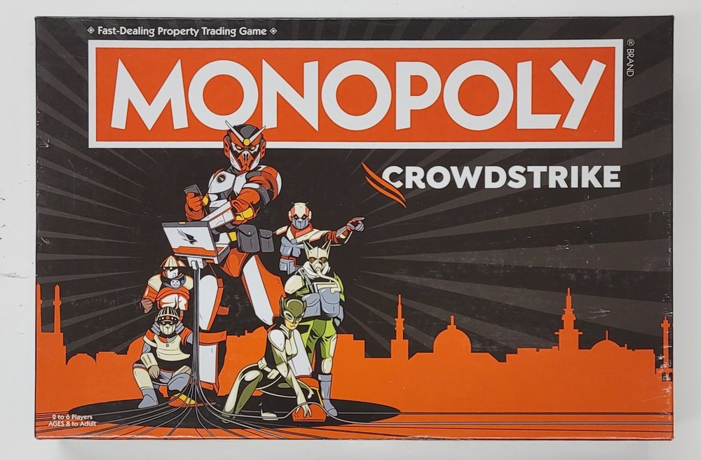 Monopoly CROWDSTRIKE Edition Board Game – Missing instructions READ description