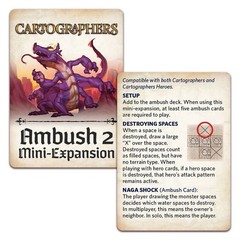 Cartographers: Ambush 2 Mini Expansion Kickstarter Game Boy Geek 2025 – New!