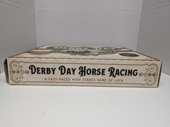 Derby Day Horse Racing Brybelly Betting Board Game Wooden Race New Open Box RARE