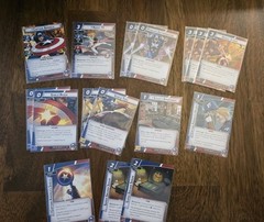 Marvel Champions Captain America Hero Pack Used MISSING ALLIES CARDS
