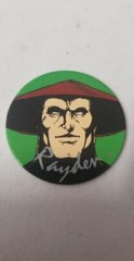 Lot of 6 Mortal Kombat Pogs 1992 Raiden-Lin Kuei-Sonya Blade-Scorpion-Johnny Cag