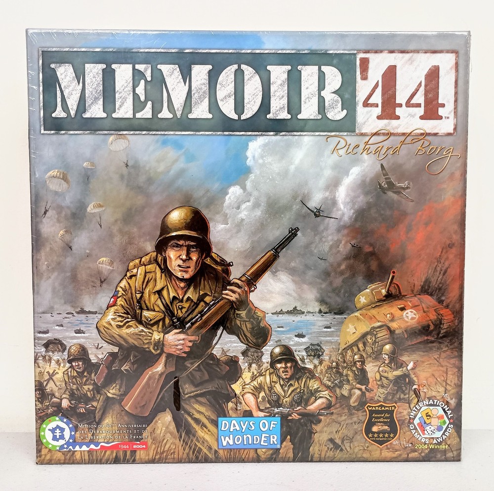 MEMOIR ’44 Days Of Wonder Board Game 60th Anniversary Of D-Day Brand New Sealed