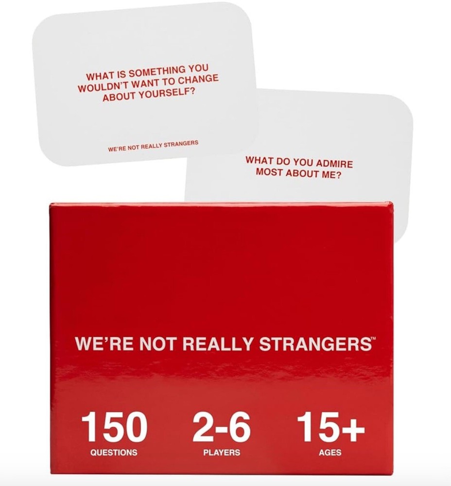 WE’RE NOT REALLY STRANGERS Card Game – Fun Family Party Games for Adults Teen…
