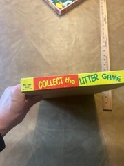Vintage The “Collect the Litter” Board Game Jessup Paper Box Co. Tee Pee Toys