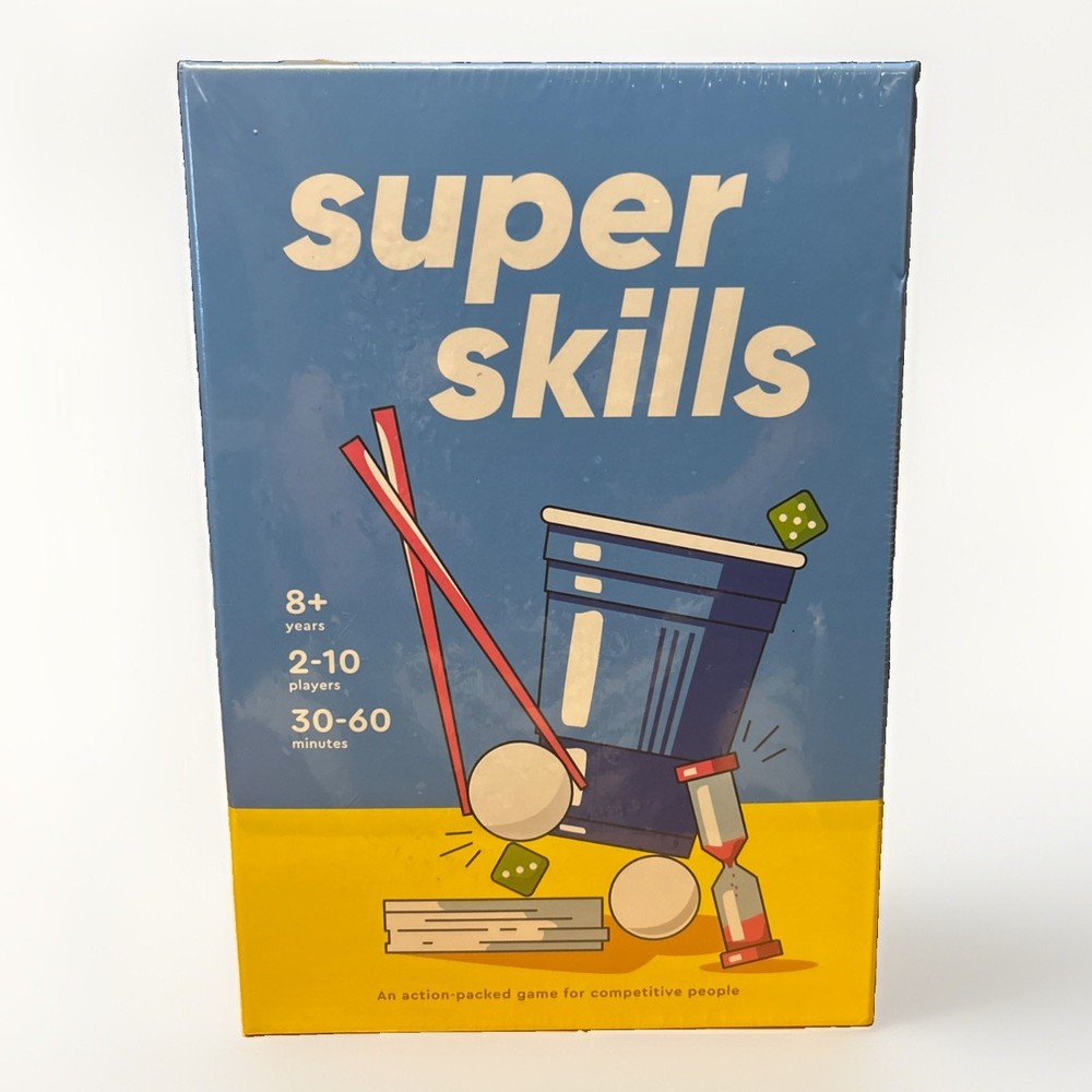 NEW SEALED! Super Skills An Action-Packed Challenge Game For Competitive People