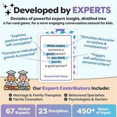 200 Kids Conversation Cards – Screen-Free Family Dinner Game and Road Trip Essen