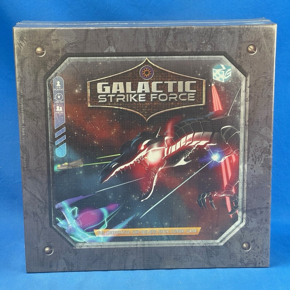 Galactic Strike Force Game – Greater Than Games – New, Sealed – Free Shipping