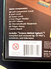 Genius Games Cytosis 2nd Edition Board Game Cell Biology Science Family