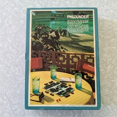 Vintage 1962 Phlounder 3M Bookshelf Game Word Action Game Complete 2-4 Players