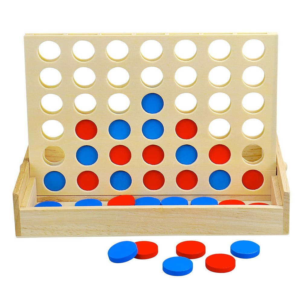 Connect 4 Large Outdoor Games Yard Big Huge Four Lawn Wooden Jumbo Games NEW