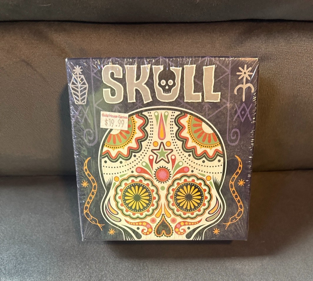 Skull Board Game Sealed Space Cowboys Bluffing Party Game