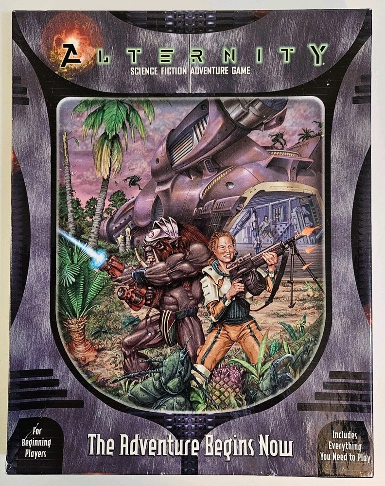 1999 Wizards Of The Coast RPG Alternity Science Fiction Adventure Game No Dice