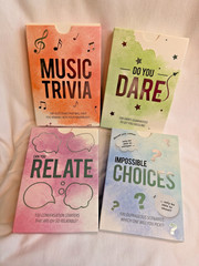 Vtg. 2019 Professor Puzzle Trivia Cards Suitable for 12 years and UP 4 pk. #5014