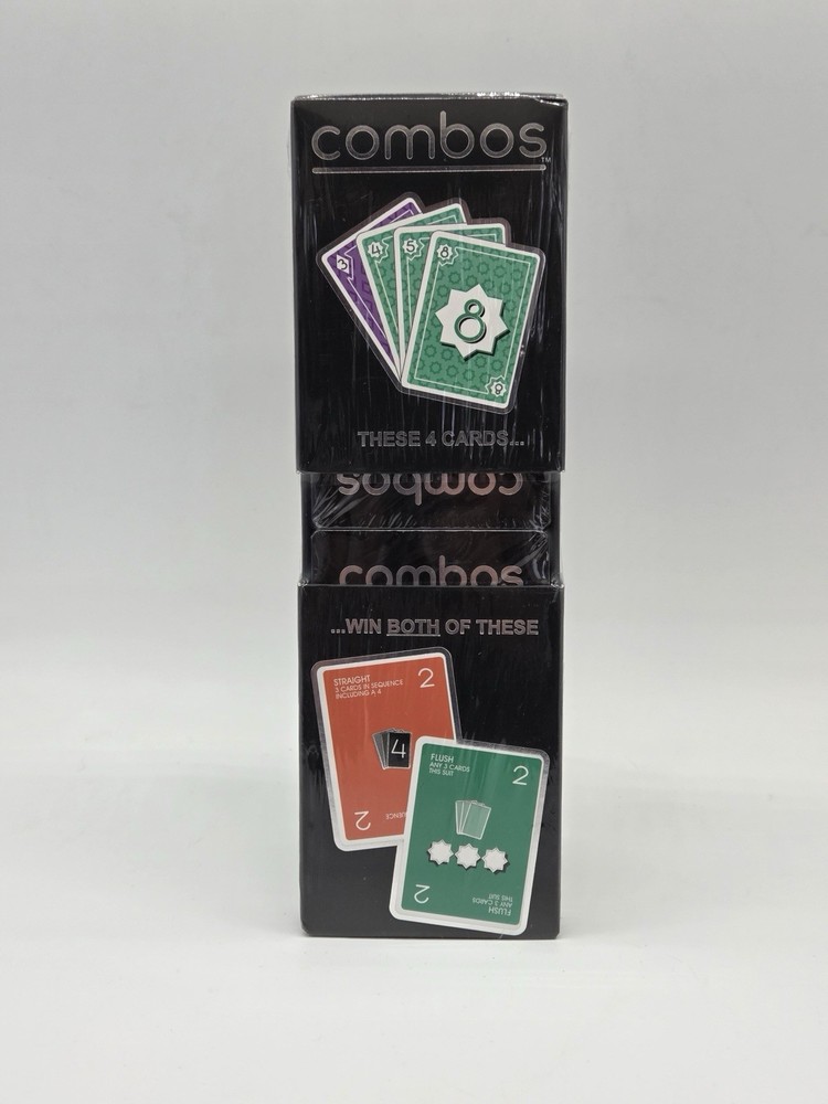 Combos Card Game – Fast-Paced Family Game w/ 110 Metallic Foil Cards New Sealed