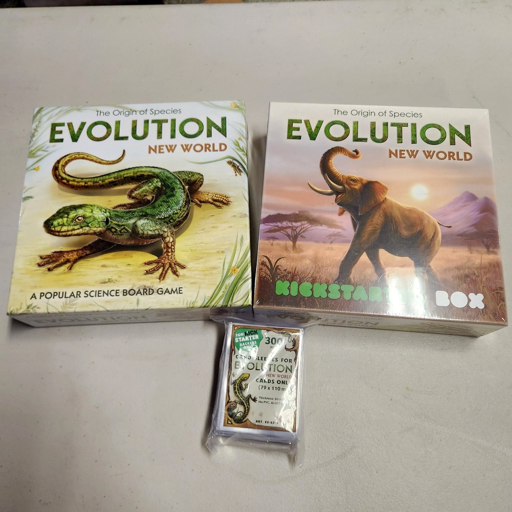 Evolution New World Kickstarter Edition Board Game Unopened Sealed