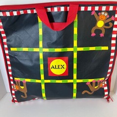 AlexToys Games to Go Floormat 6 Indoor Outdoor Games 36 x 38″ Carry Pouch