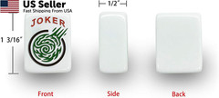 10 inches (W) x 21 (L) x 6 (H), American Mahjong With Red Paisley Bag