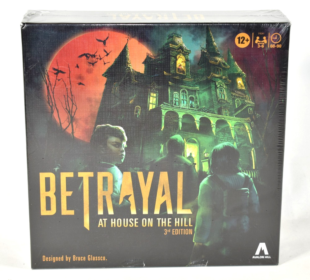 Betrayal at the House on the Hill Board Game 3rd Edition DAMAGED BOX Avalon Hill