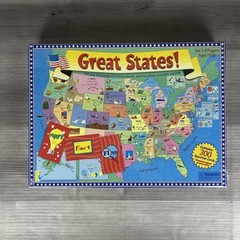 Great States Board Game International Playthings 1999 Geography Complete