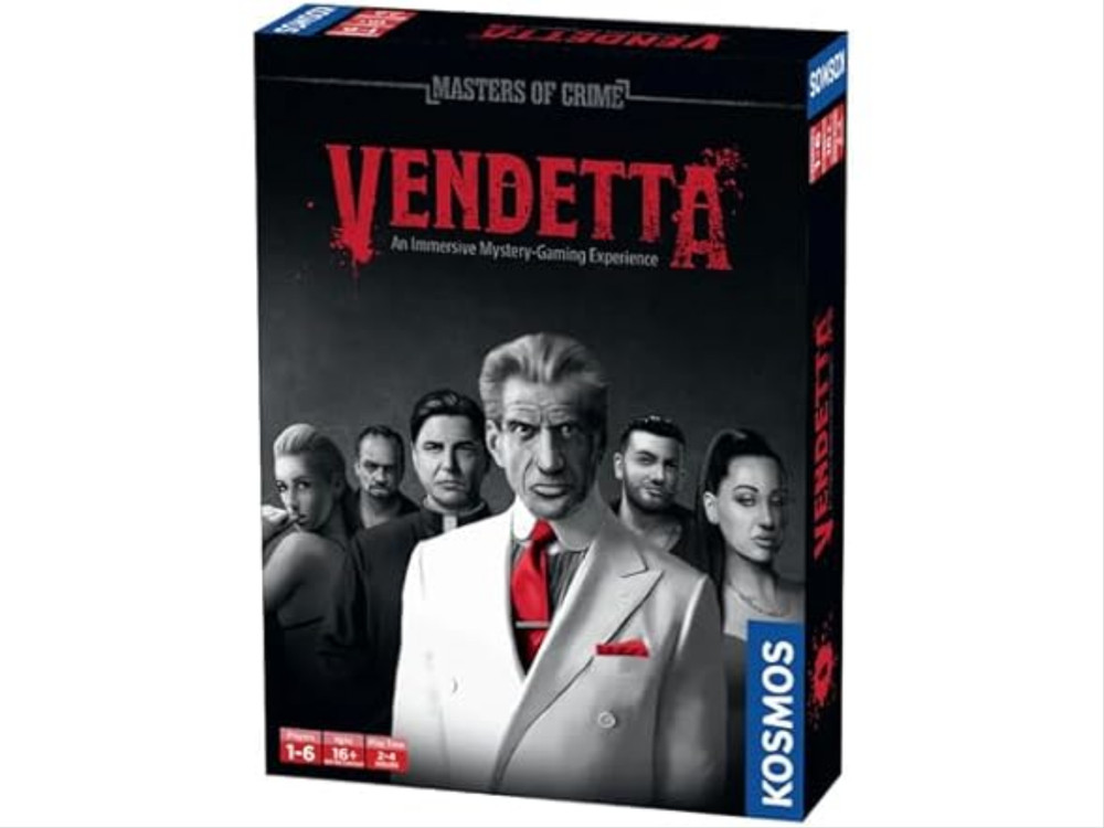 Masters of Crime: Vendetta Murder Mystery Game for 1-5 Players 16+ New