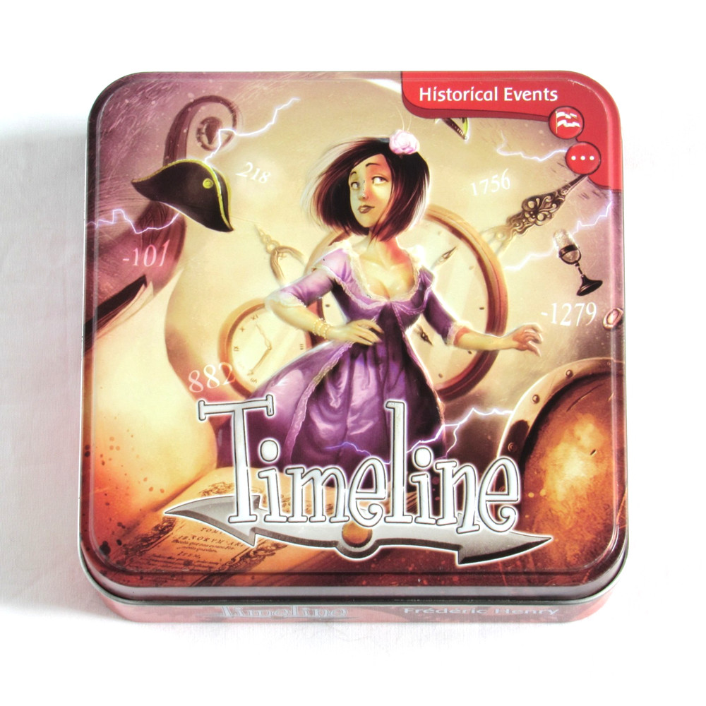 Timeline Historical Events Card Game Complete 110 Cards Asmodee