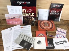OPEN BOX Hunt a Killer Body on the Boardwalk Murder Mystery Game Complete