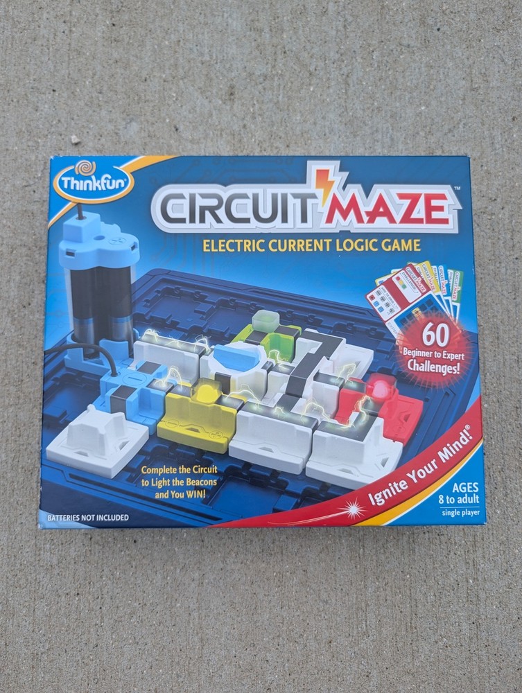 Thinkfun Circuit Maze Electric Current Logic Game Board Game SEALED NEW