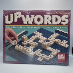 Milton Bradley Upwords 3D Word Game 1997 Expanded 10×10 Grid New Sealed 4312