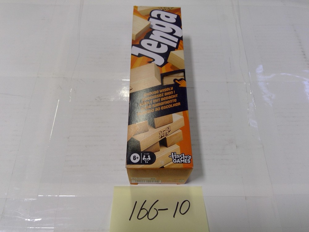Hasbro Gaming Jenga Stacking Block Tower Family Party Game 1+ Players 6+ Used