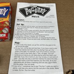 Pacardy Cards And Dice Game 2-6 Players Ages 8+ Patch Products 2005 Complete