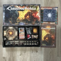 Claustrophobia Board Game 2013 100% Complete Base by Asmodee No Expansions
