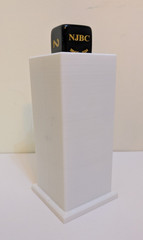 Cube-Tower™ Backgammon Doubling Cube Display & Storage Tower – Choose Color