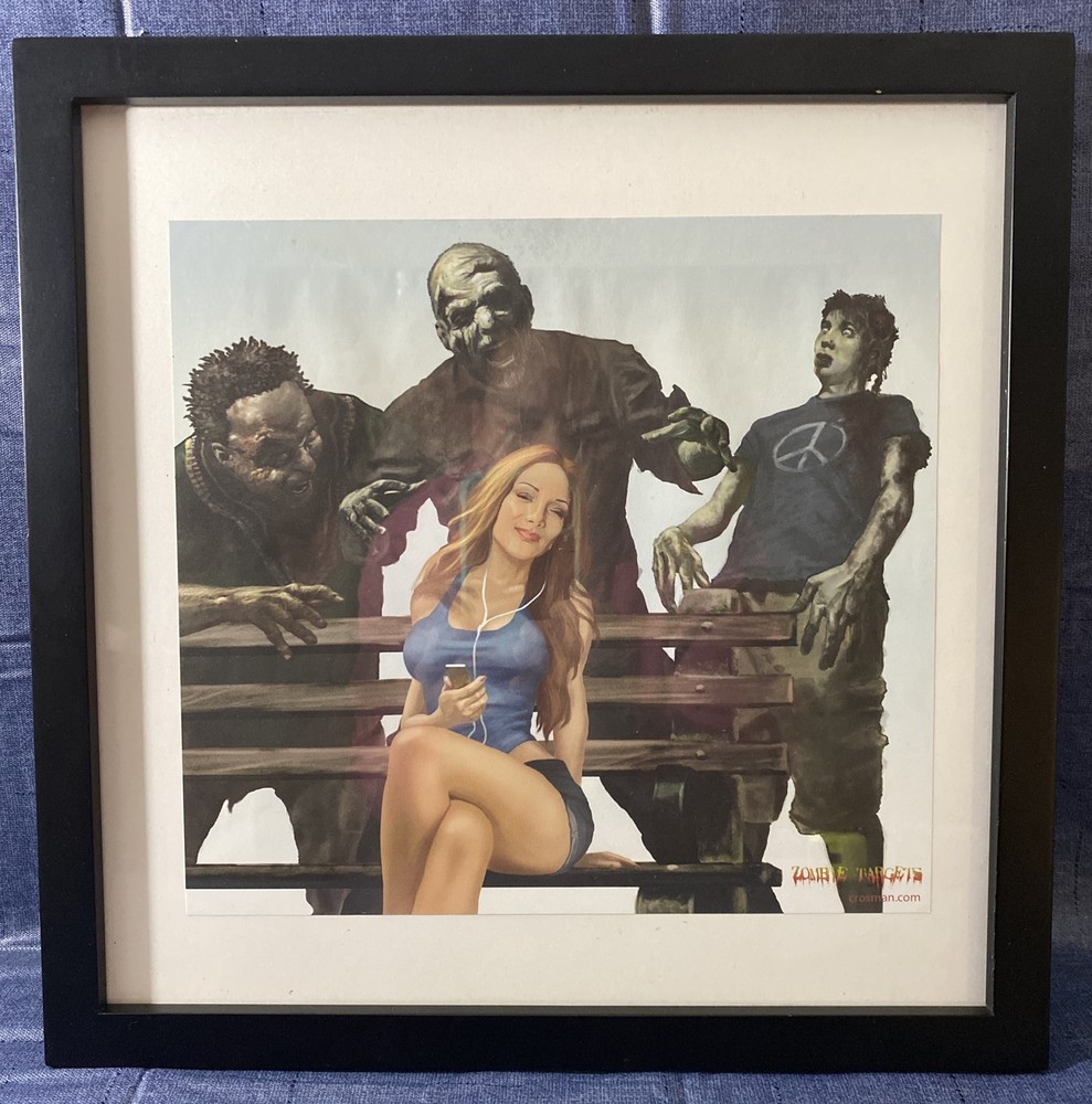 Crosman Undead Apocalyptic Target Zombies Framed