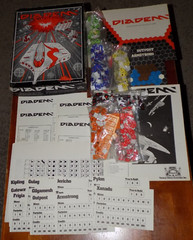 Diadem Fantasy Games Unlimited 1981 Science Fiction Board Game Complete