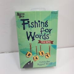 Fishing for Words University Game Wooden Dice Game 01389 Ages 8+ 2 to 4 Players