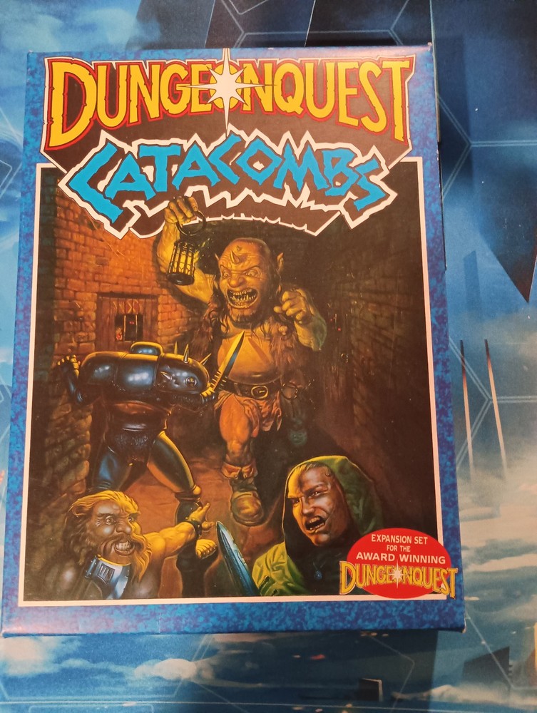 DungeonQuest Catacombs – 1988 – Games Workshop. Complete and excellent condition