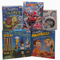 Kids Board Game Bundle Lot of 5 NEW Sealed Family Game Night Ages 4+ Goliath